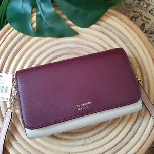 Kate Spade Small Flap Crossbody Cherrywood Cameron